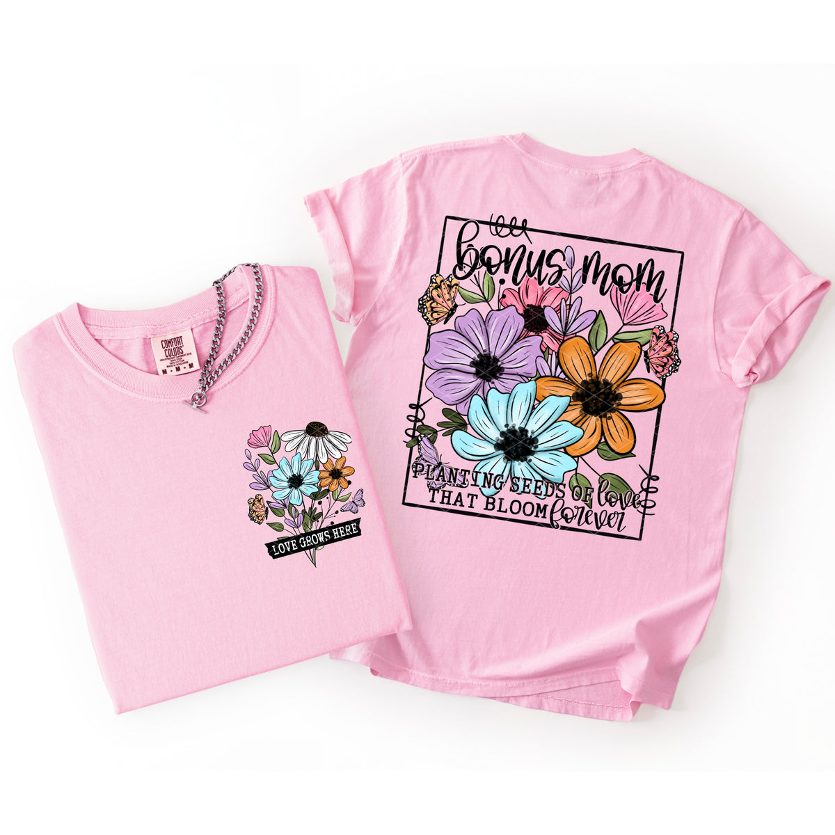 Seeds of love DROPDOWN (Includes pocket and Back)-DTF&UV