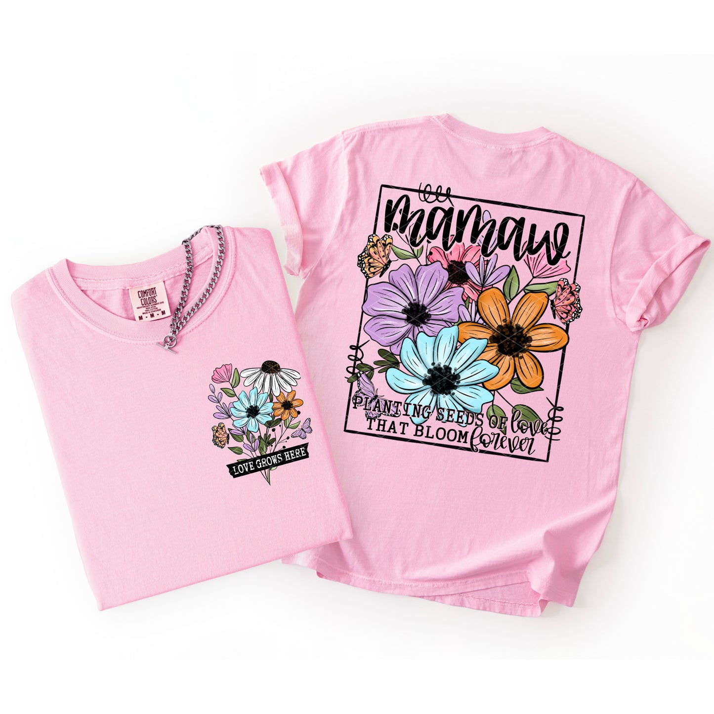 Seeds of love DROPDOWN (Includes pocket and Back)-DTF&UV