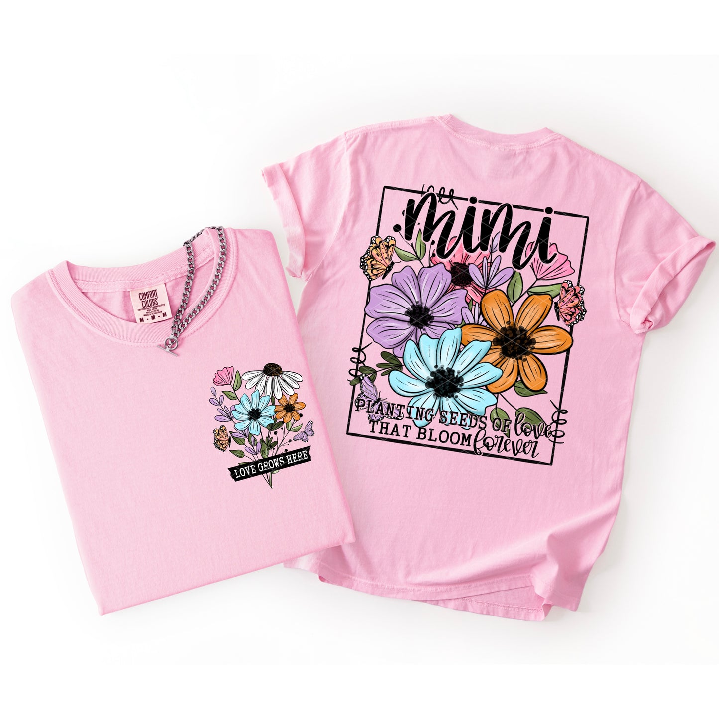 Seeds of love DROPDOWN (Includes pocket and Back)-DTF&UV