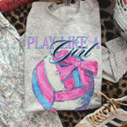Play Like a Girl Volleyball -DTF&UV