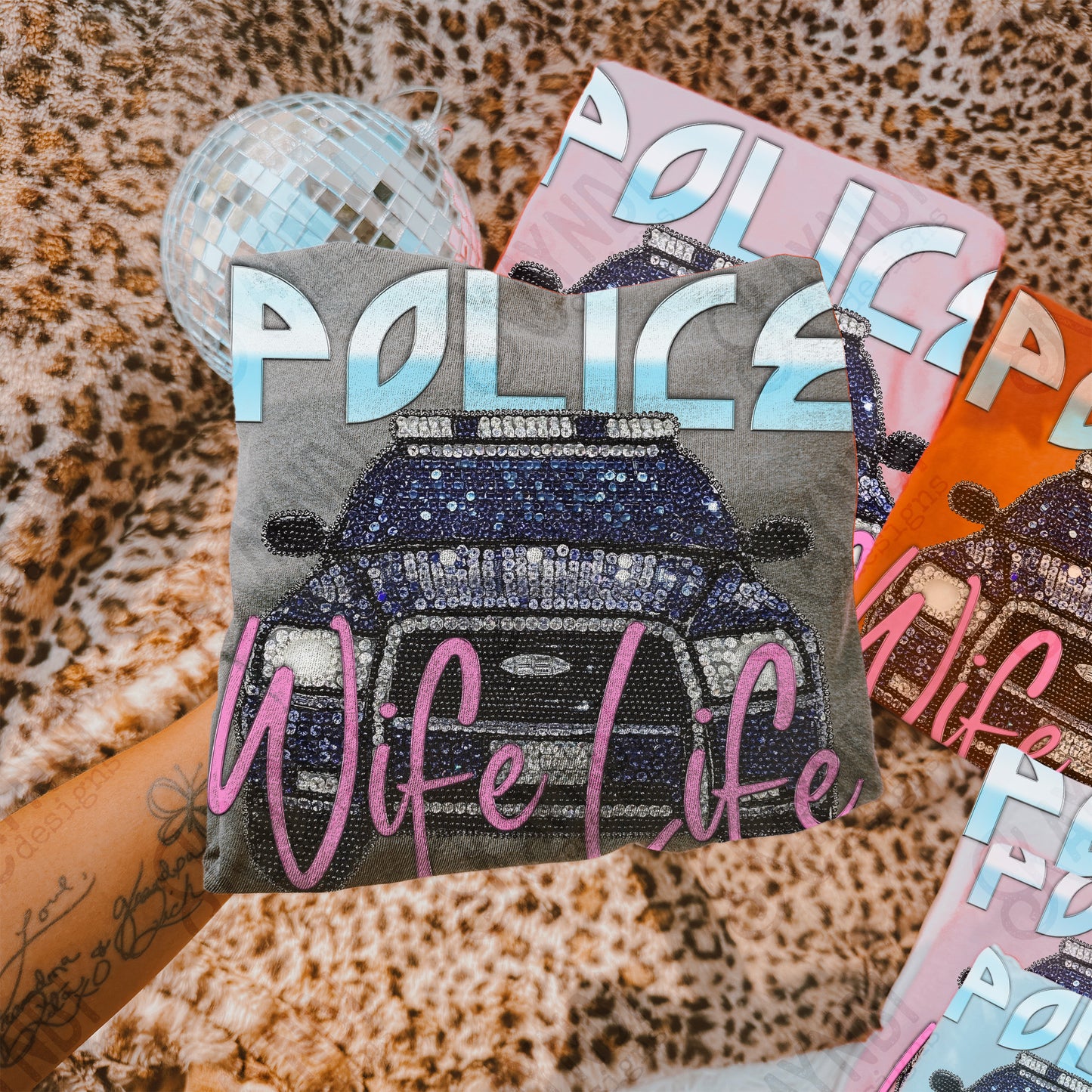 Police Wife Life-DTF&UV