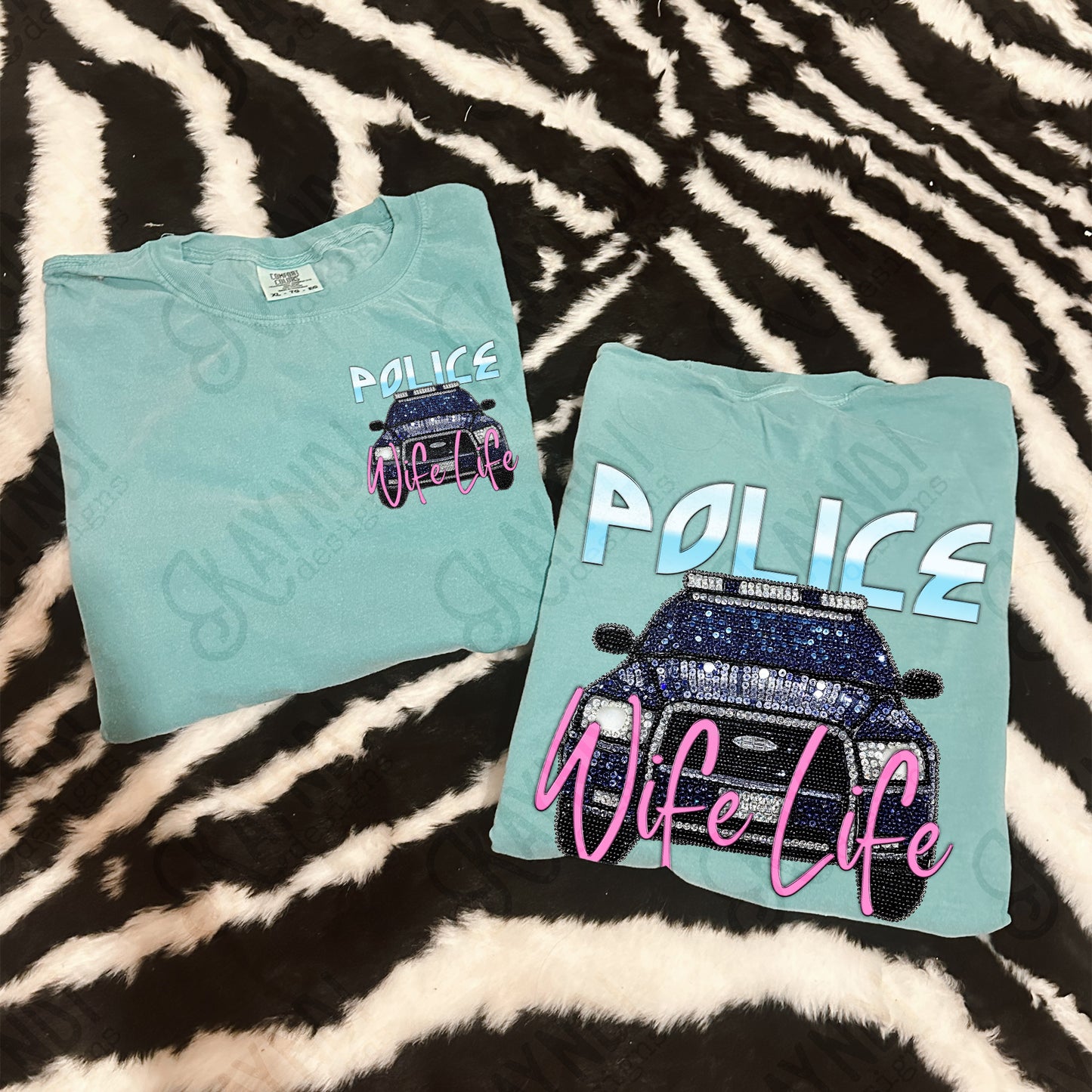 Police Wife Life-DTF&UV
