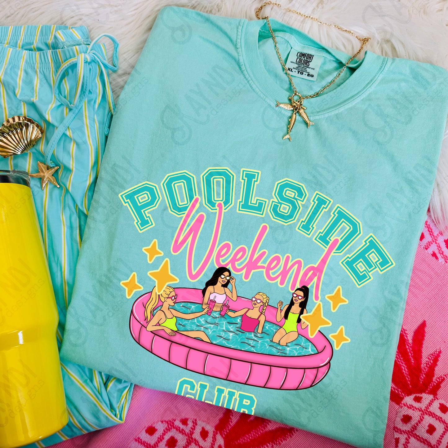 Poolside weekend-DTF&UV