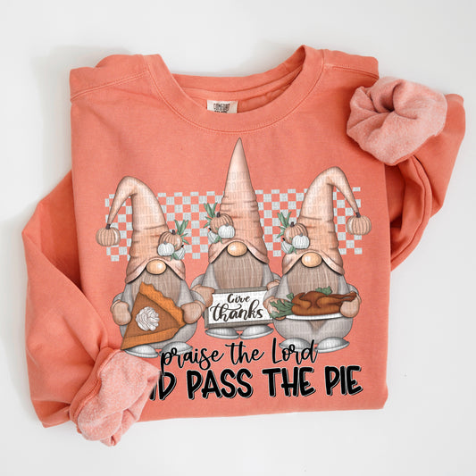 Praise the Lord and pass the pie gnomes-DTF