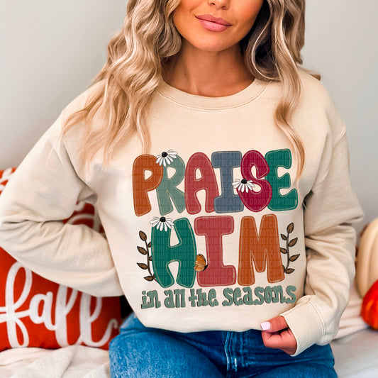 Praise Him in all the seasons-DTF