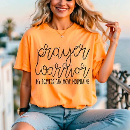 Prayer Warrior(black)-DTF