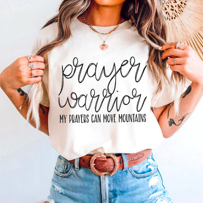 Prayer Warrior(black)-DTF