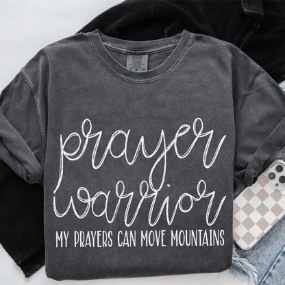 Prayer Warrior(white)-DTF