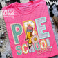 Pre School Rocks (pink)-Dtf