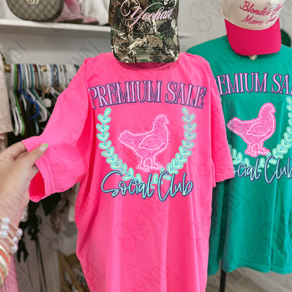 Premium Sale Social Club Chicken pink-DTF&UV