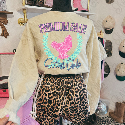 Premium Sale Social Club Chicken pink-DTF&UV