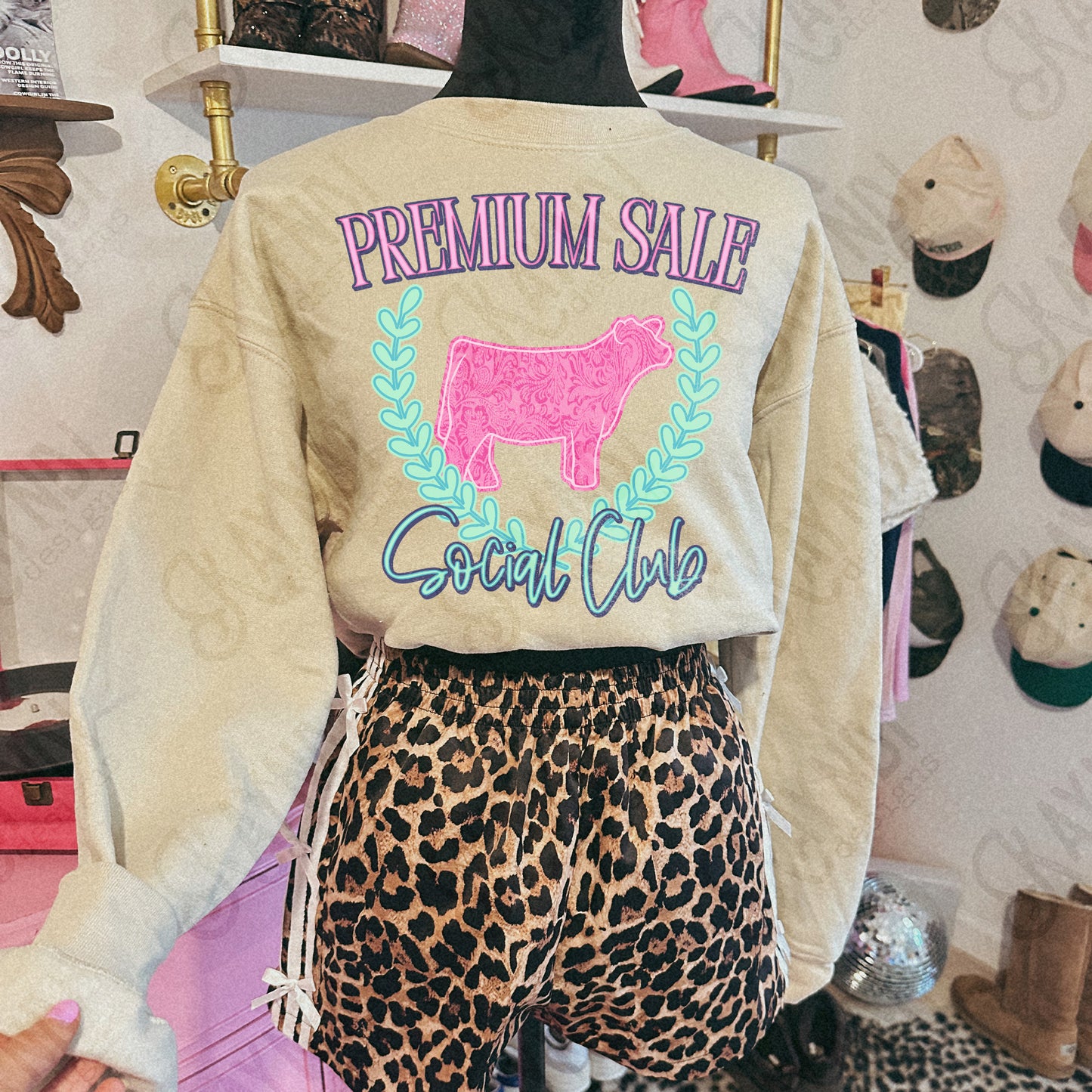 Premium Sale Social Club Cow Leather -DTF&UV