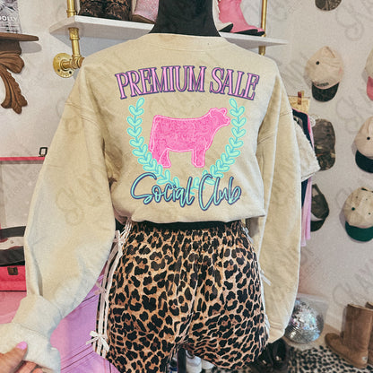 Premium Sale Social Club Cow Leather -DTF&UV