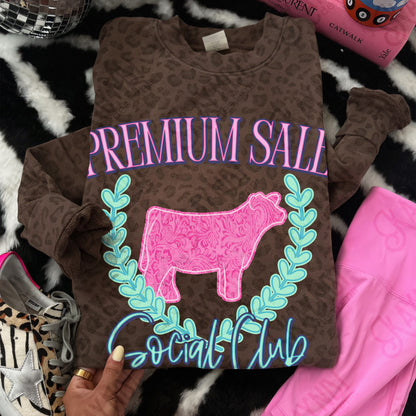 Premium Sale Social Club Cow Leather -DTF&UV
