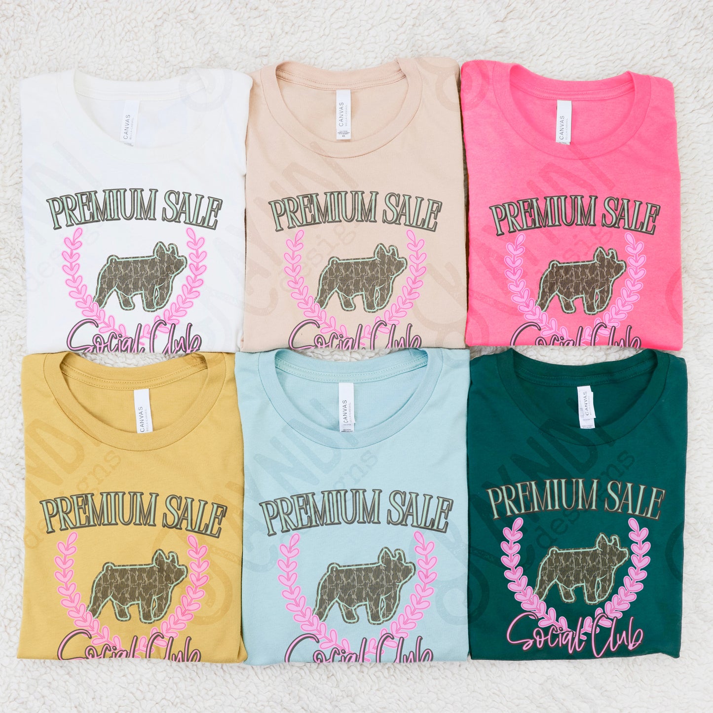 Premium Sale Social Club Pig Camo  -DTF&UV