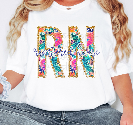 Preppy Floral RN -DTF&UV