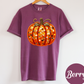 Pumpkin faux sequins-DTF