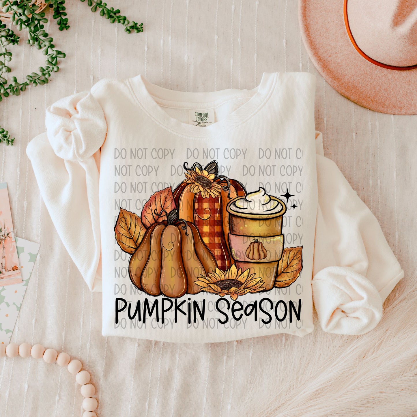 Pumpkin Season plaid pumpkin-DTF