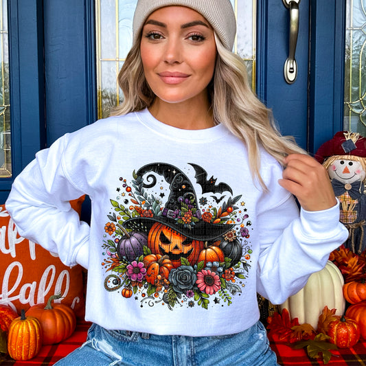 Pumpkin Witch Hat-DTF