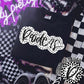 Raiders Black And White Polka Dot Faux Stitch - DTF