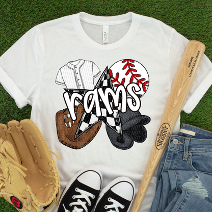 Baseball Mascots (Dropdown)-DTF