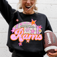 Football Pink Orange Stars Mascot (Dropdown)- DTF&UV