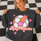 Soccer Pink Orange Stars Mascot (Dropdown)- DTF&UV