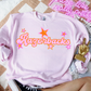 Pink Orange Stars Mascot (Dropdown)- DTF&UV
