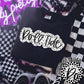 Roll Tide Black And White Polka Dot Faux Stitch - DTF
