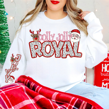 Holly Jolly Mascot Comes with Sleeve (DROPDOWN)-DTF&UV