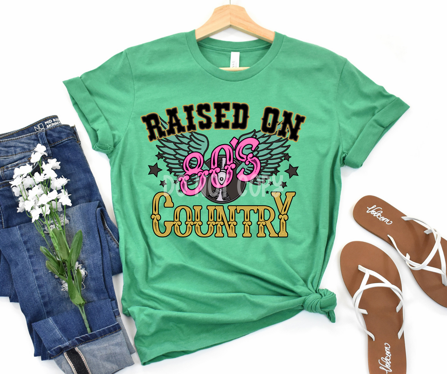 Raised on 80s Country-DTF
