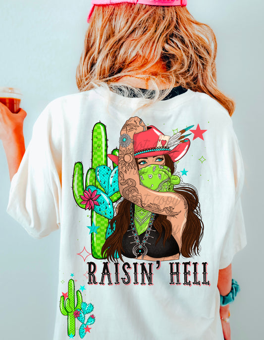 Raisin Hell(BACK-Woman)-DTF
