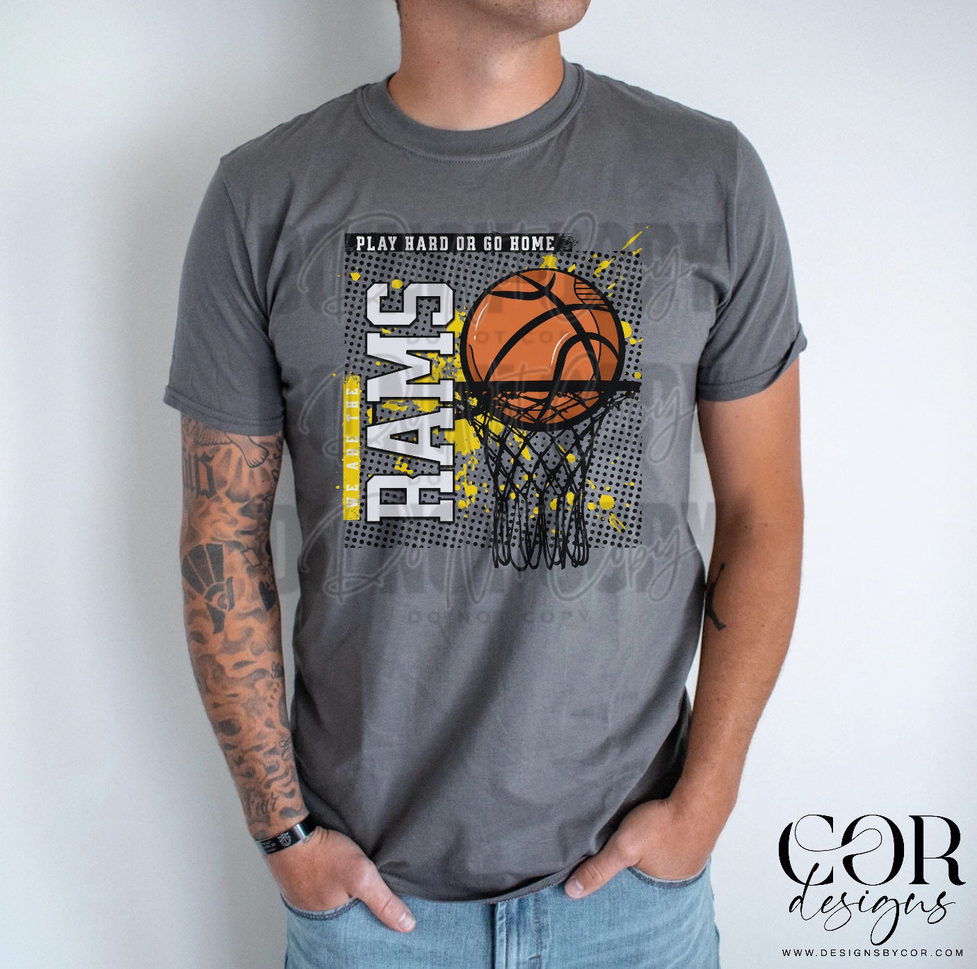 Basketball Mascots(DROPDOWN- ALL IN THIS LISTING)-DTF