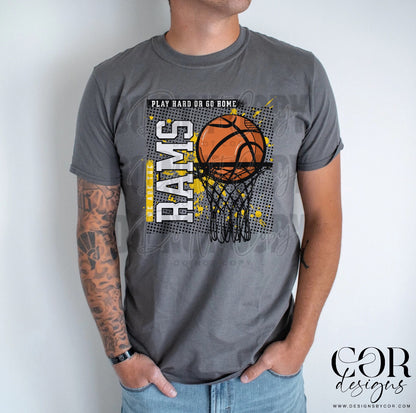 Basketball Mascots(DROPDOWN- ALL IN THIS LISTING)-DTF