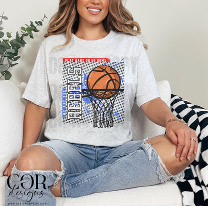 Basketball Mascots(DROPDOWN- ALL IN THIS LISTING)-DTF