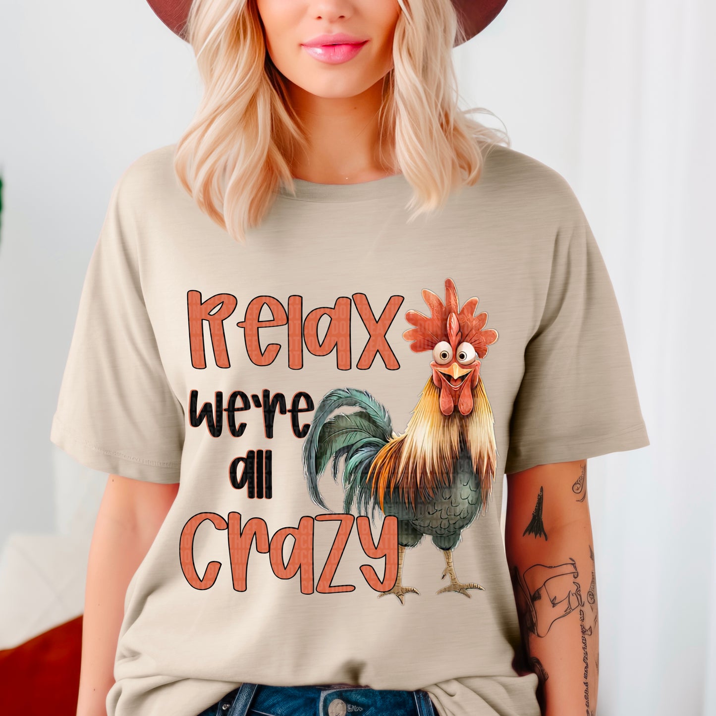 Relax we're all crazy-DTF