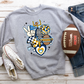 Retro Football New Blue Yellow-DTF