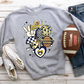 Retro Football New Navy gold-DTF