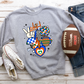 Retro Football New Orange Green Blue-DTF