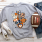 Retro Football New Orange Navy-DTF