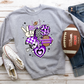 Retro Football New Purple 2-DTF