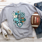 Retro Football New Teal-DTF