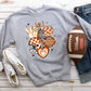 Retro Football New burnt orange-DTF