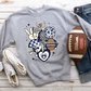 Retro Football New navy silver-DTF