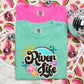 River life sun flowers  -DTF