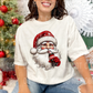 Santa drinking Coke-DTF