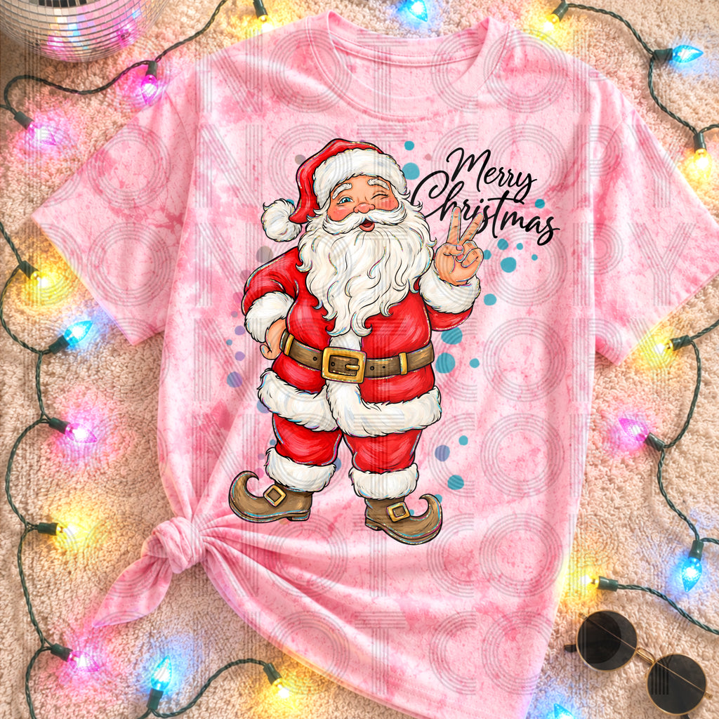 SANTA MERRY CHRISTMAS  -DTF