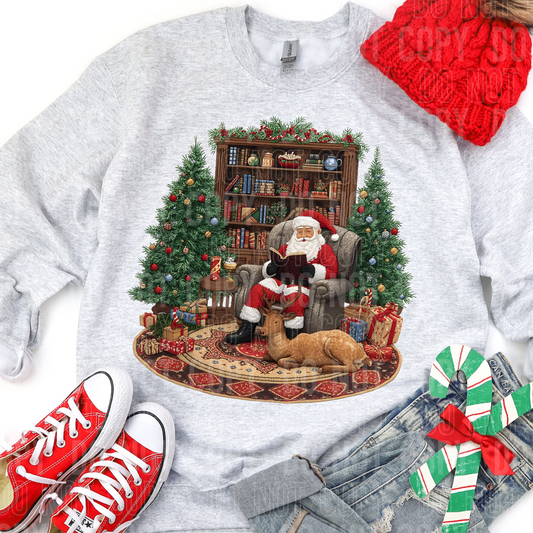 SANTA READING -DTF&UV