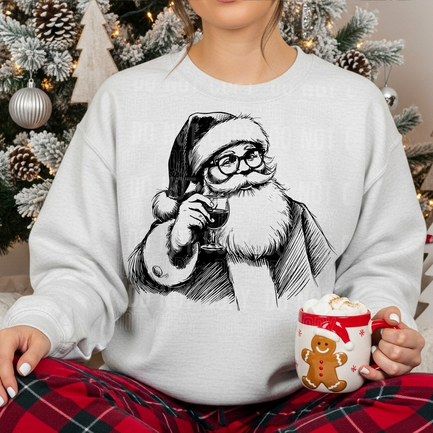 Santa wine- DTF&UV