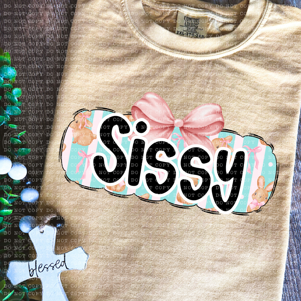 COQUETTE BUNNY NAMES(all in dropdown)-DTF